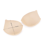 Bra pads for swimsuits, lingerie, corsets - size 36 - nude
