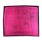 Satin fabric square scarf 70x70cm – 3 pink