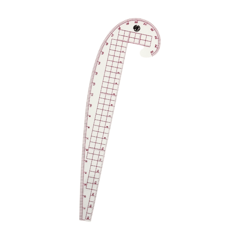 Drēbnieku lekāls / lineāls ar izliekumu 25cm