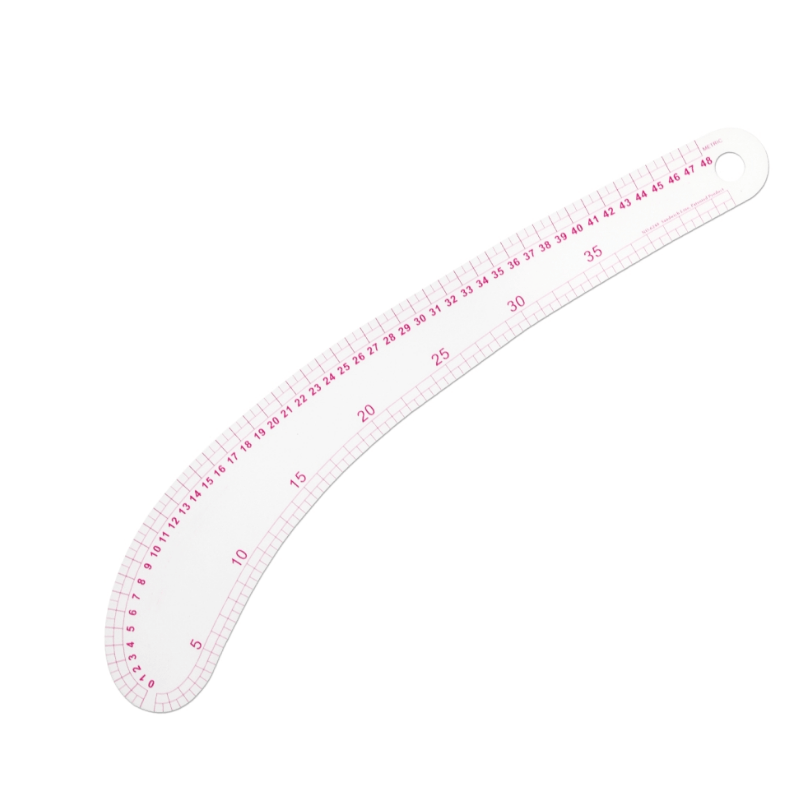 Drēbnieku lineāls ar izliekumu 48cm