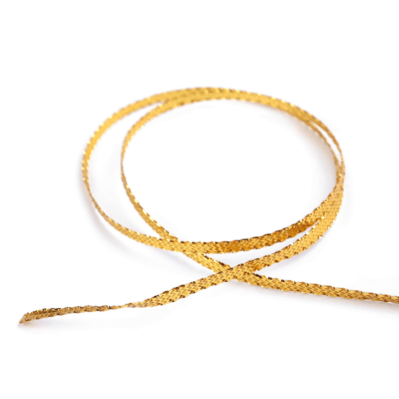 Decorative lurex ribbon 3mm | 28m