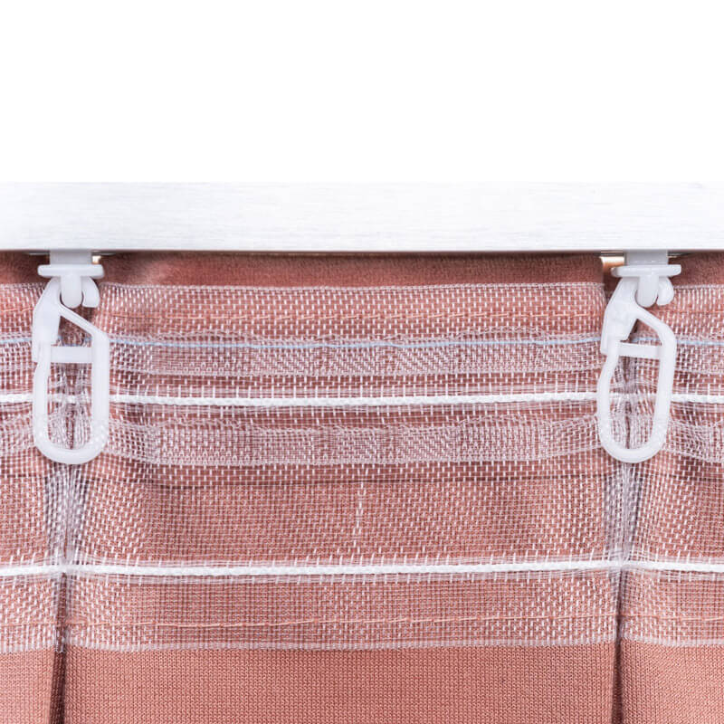 Curtain tieback 5cm | 1:1.5 with one pleat