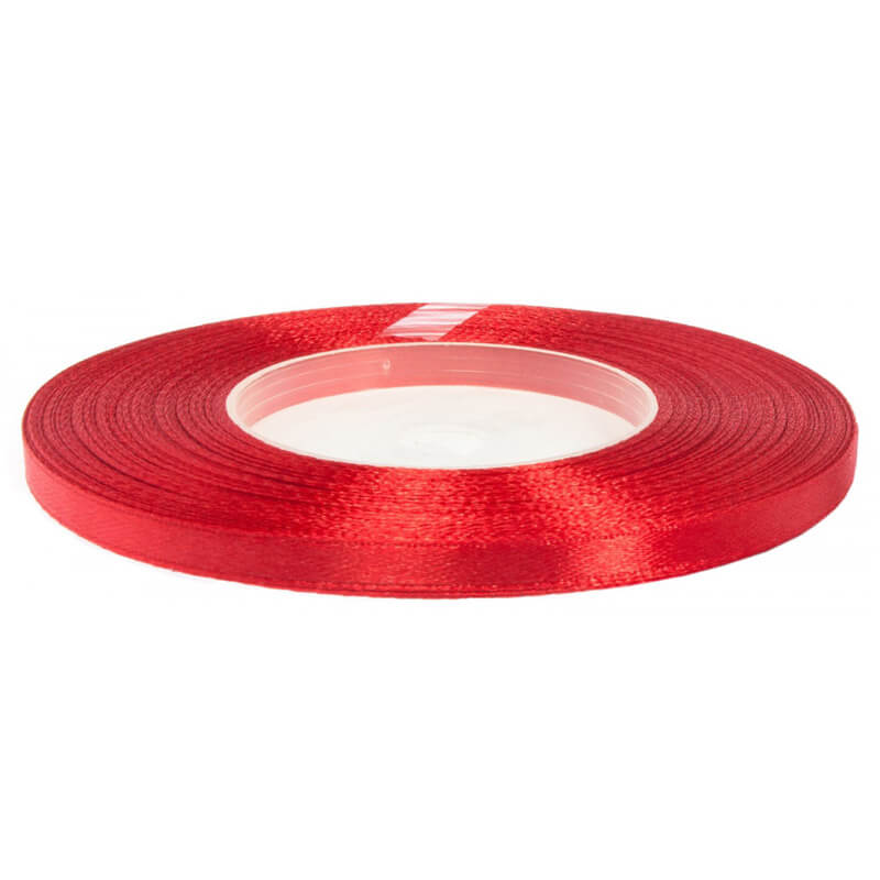 Single-sided satin ribbon 6mm