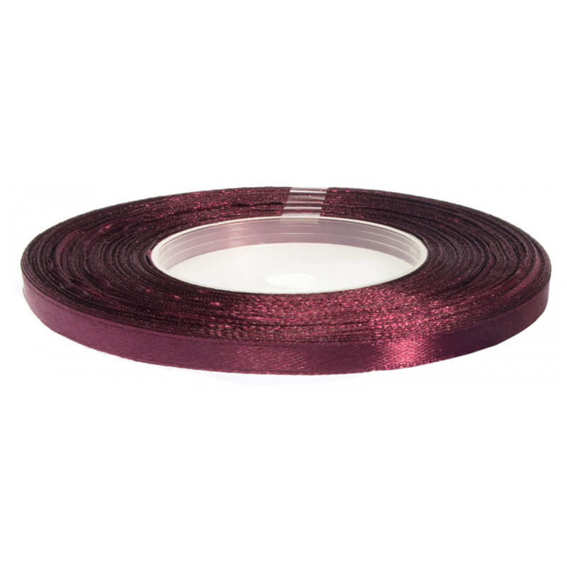 Single-sided satin ribbon 6mm