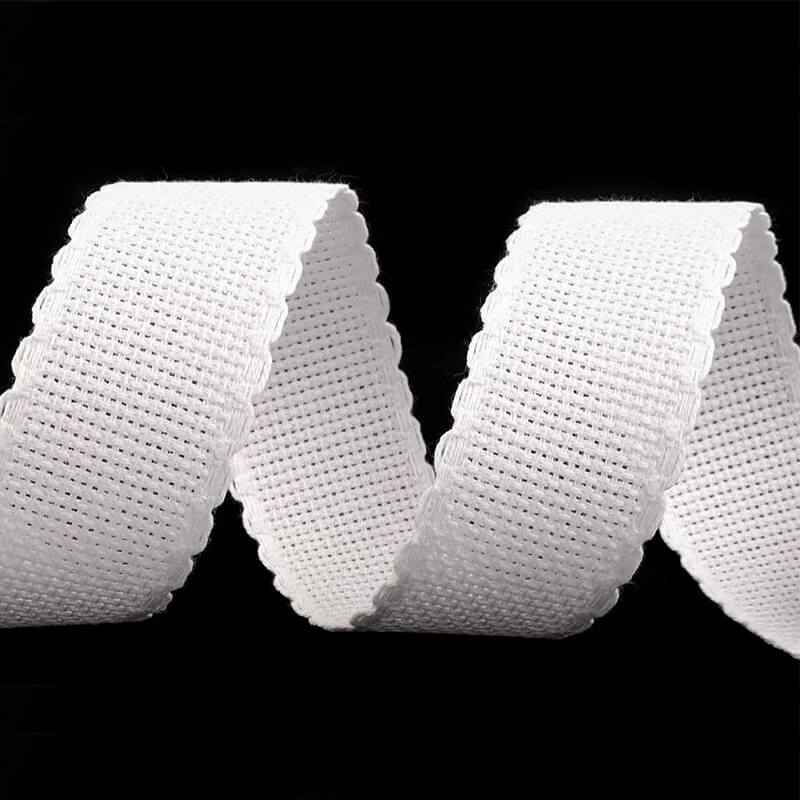 Fabric ribbons for embroidery