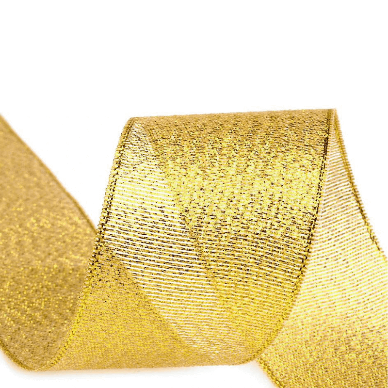 Decorative lurex ribbon 38mm