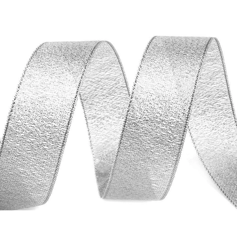 Decorative lurex ribbon 25mm