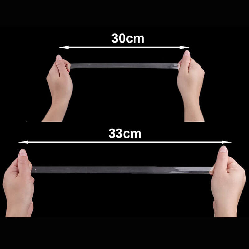 Elastīga silikona lente 15mm - caurspīdīga