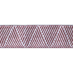 Tautiska lenta / josta 4cm - bordo ar gaiši pelēku