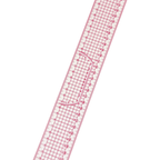 Ruler 50cm with angle