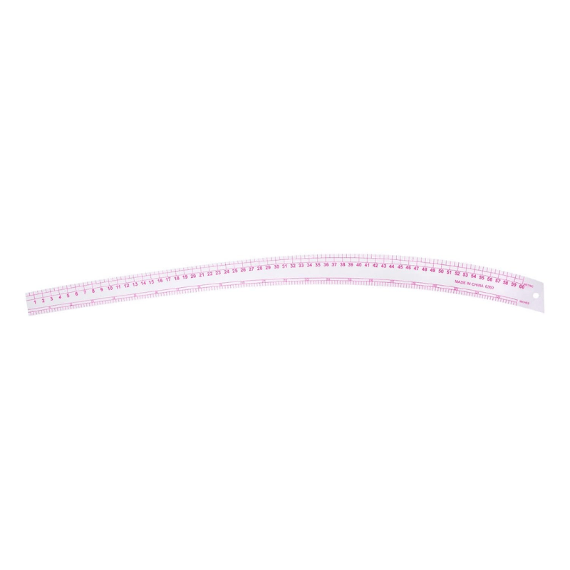 Drēbnieku lineāls ar izliekumu 60cm