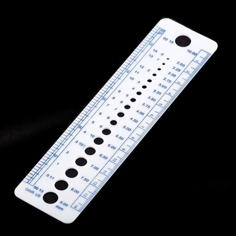 Adatu izmēra noteicējs - lineāls 740548