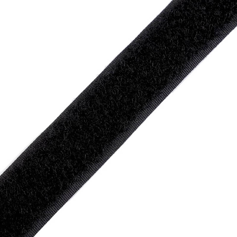 Piešujama velcro lenta – melna