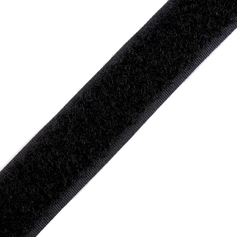 Piešujama velcro lenta – melna