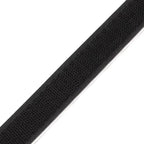 Self-adhesive velcro tape - black