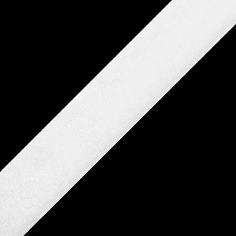 Self-adhesive velcro tape – white