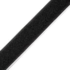 Self-adhesive velcro tape - black