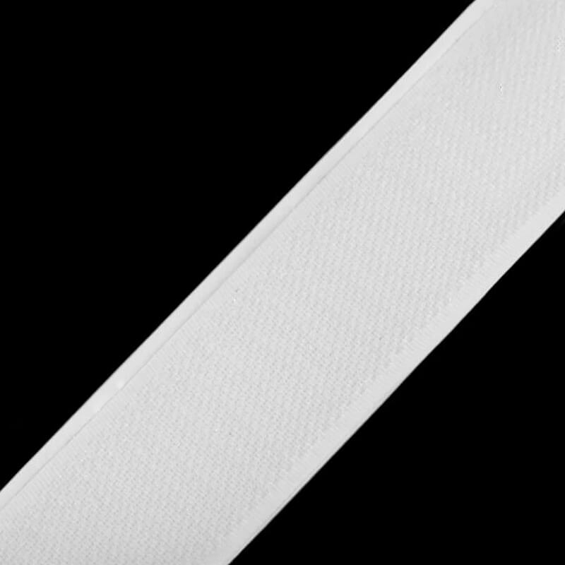 Self-adhesive velcro tape – white