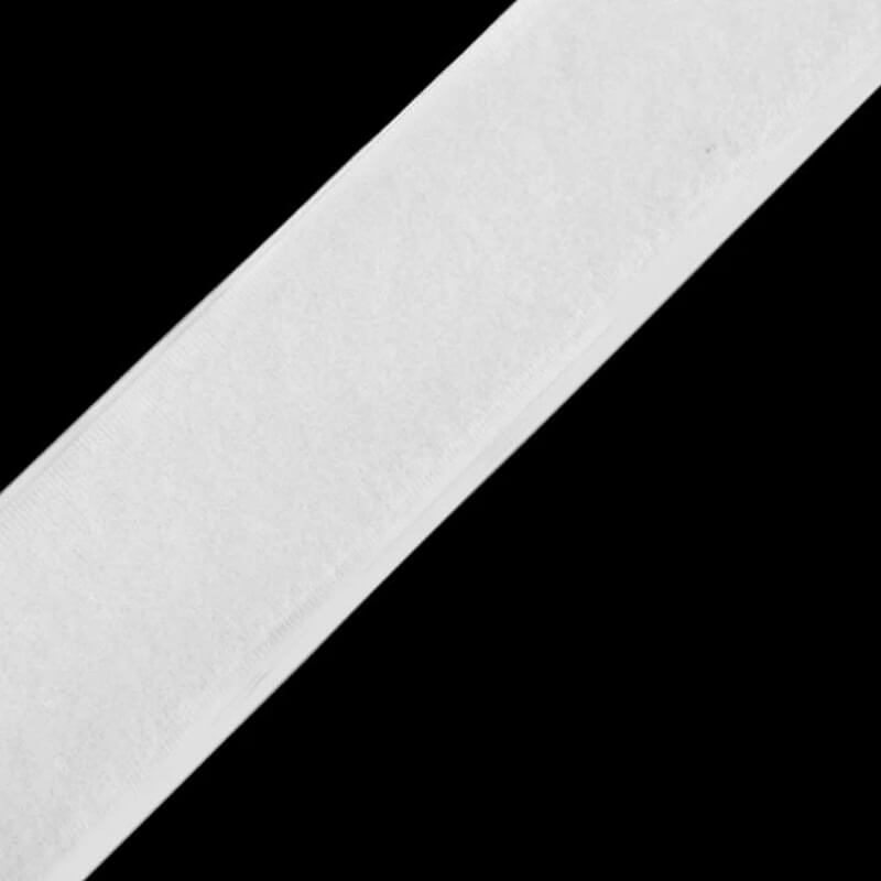 Self-adhesive velcro tape – white