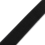 Self-adhesive velcro tape - black