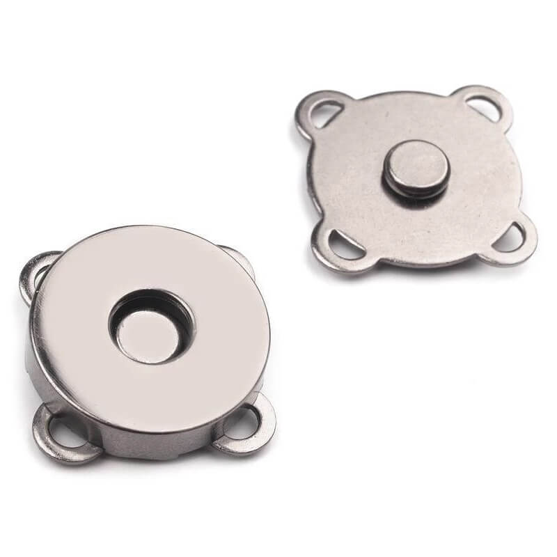 Magnetic clasp Ø18mm - sew-on
