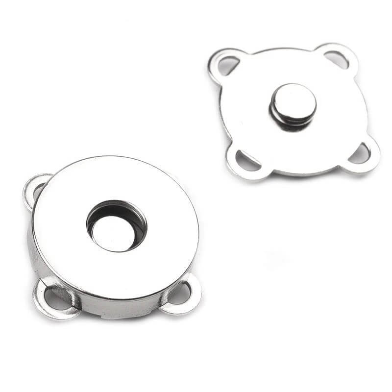 Magnetic clasp Ø18mm - sew-on