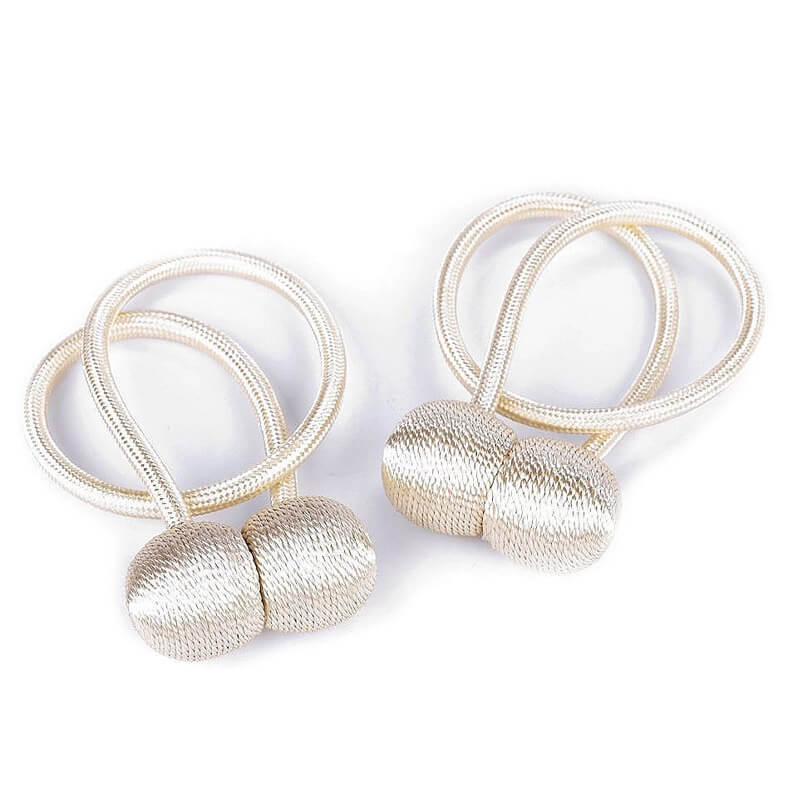 Decorative curtain tieback/magnet