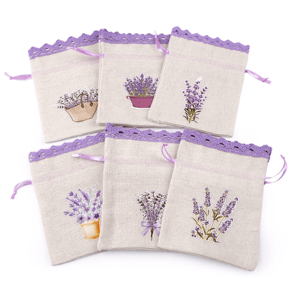 Dāvanu maisiņš ar mežģīni 9x12cm