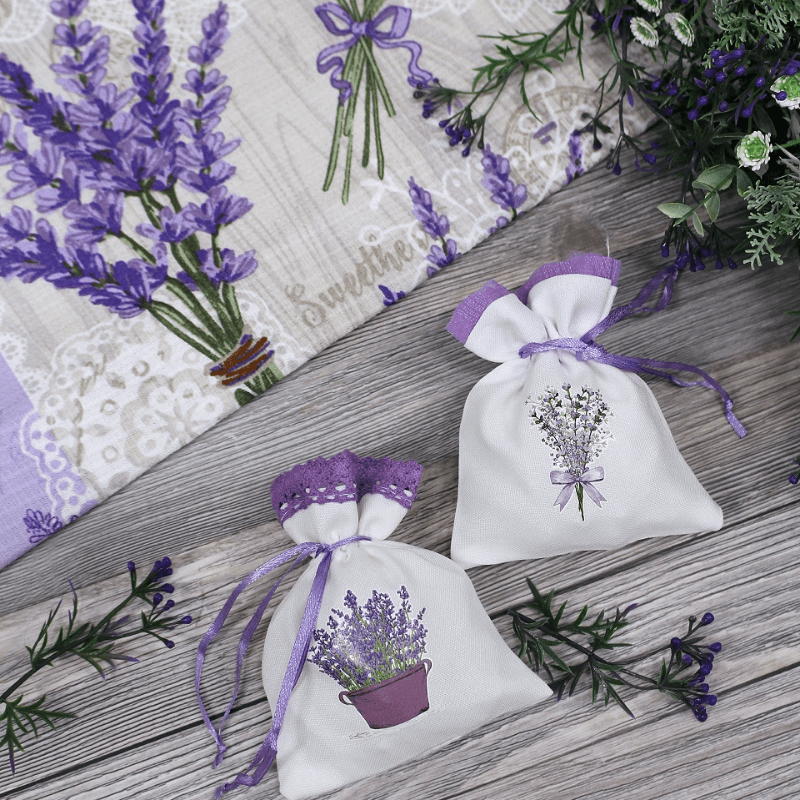 Dāvanu maisiņš ar mežģīni 9x12cm