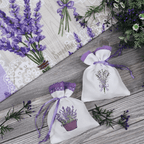 Dāvanu maisiņš ar mežģīni 9x12cm