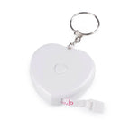 Retractable tape measure with pendant - heart 790084