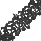 Embroidered lace ribbon 7.5cm 180857
