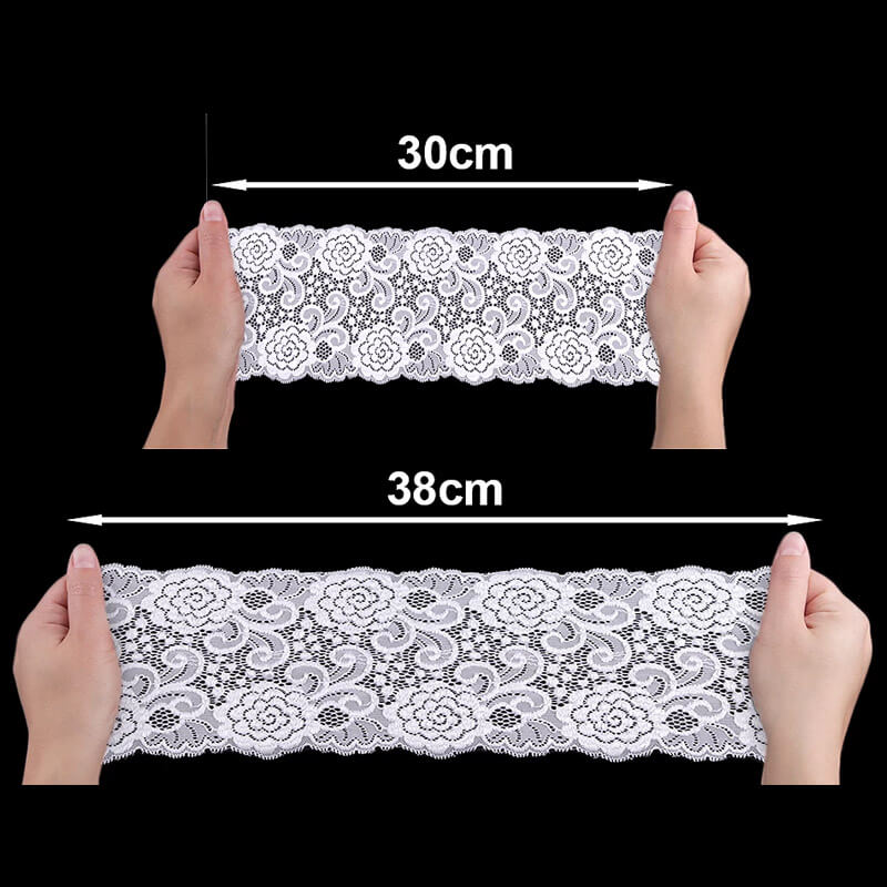 Elastīga mežģīnes lente 16cm 180803