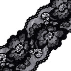 Elastīga mežģīnes lente 8cm 550045