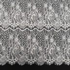 Lace fabric in columns