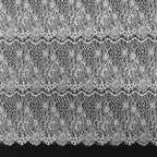 Lace fabric in columns