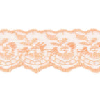 Izšūta organzas mežģīnes lente 4,5cm