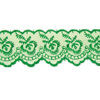 Izšūta organzas mežģīnes lente 4,5cm