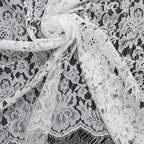Mežģīnes audums 250x135cm - balts