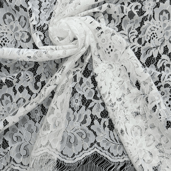 Mežģīnes audums 250x135cm - balts