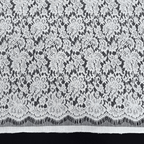 Mežģīnes audums 250x135cm - balts