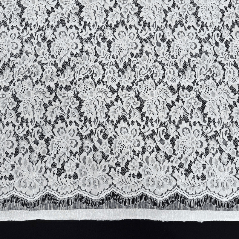Mežģīnes audums 250x135cm - balts