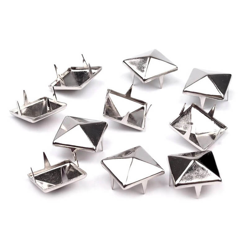 Piramīdas kniede 12x12mm - niķelis