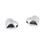 Metal bead - heart 330658