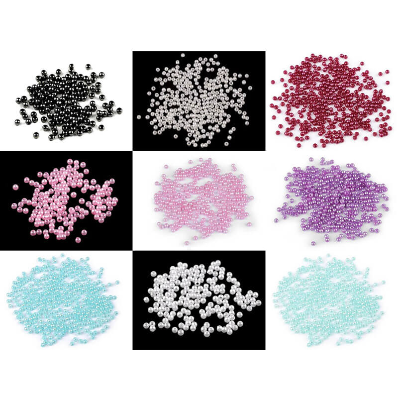 Plastmasas pērles Ø3mm | 10g