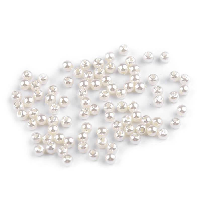 Plastic beads Ø4mm | 10g 200048