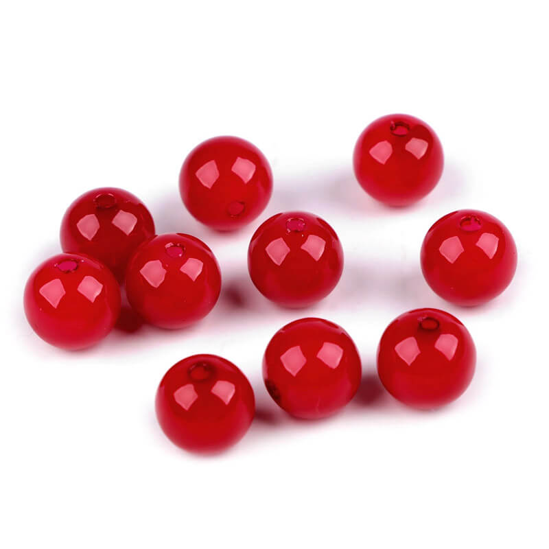 Plastic beads Ø12mm