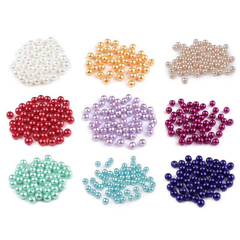 Plastmasas pērles Ø6mm