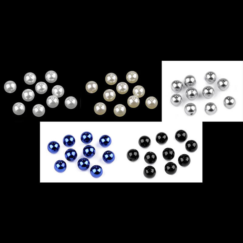 Plastmasas pērles Ø10mm | 20g