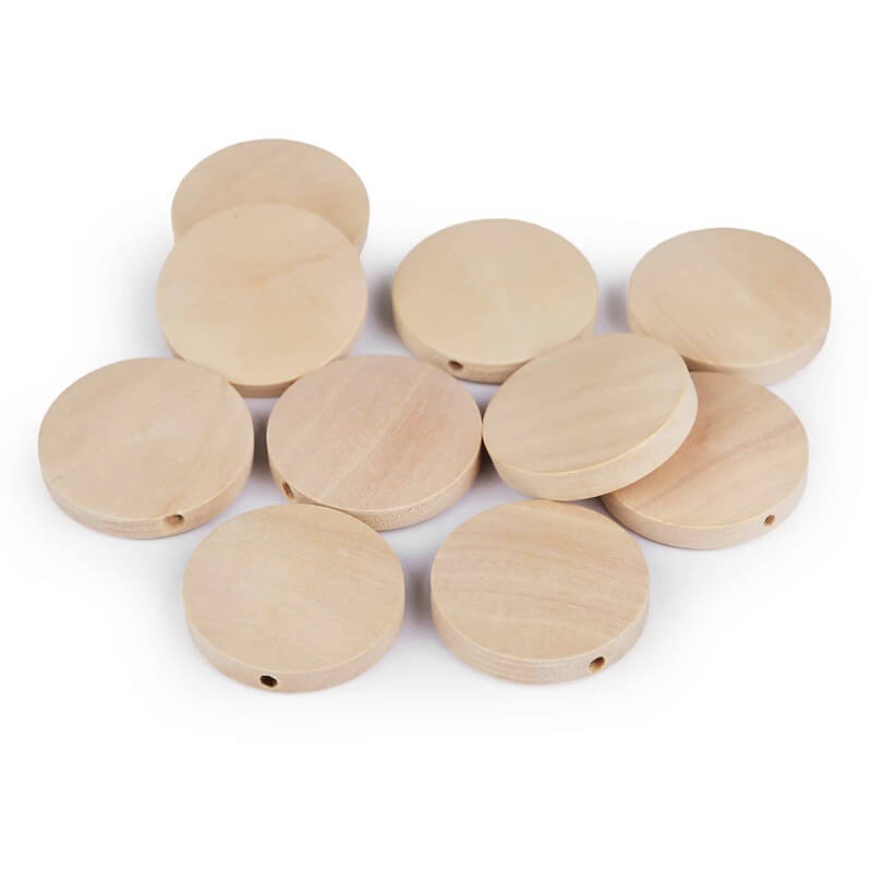 Wooden bead Ø15mm | Ø20mm | Ø25mm